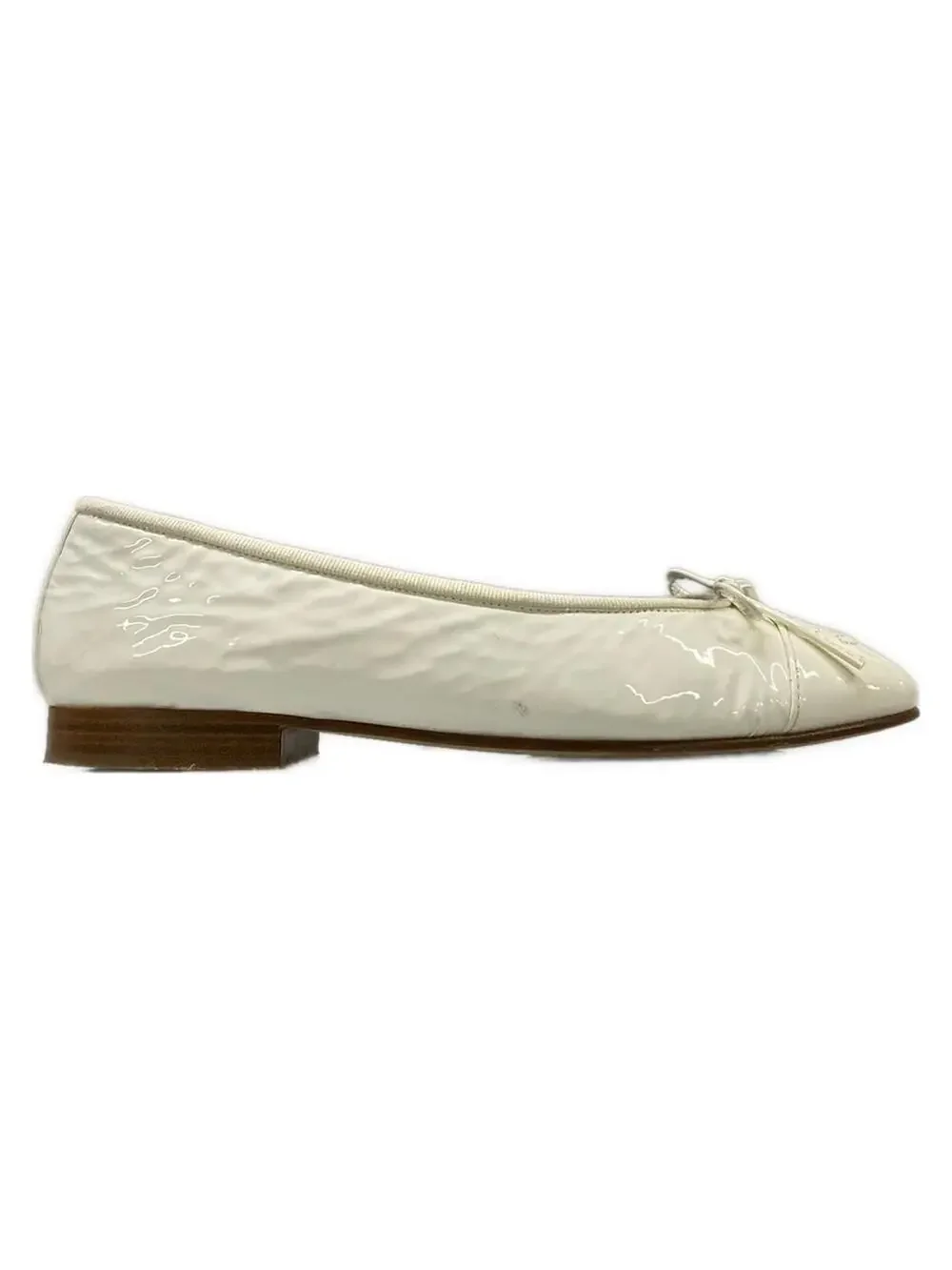 Chanel White Patent Leather Shoes #289524C76B
